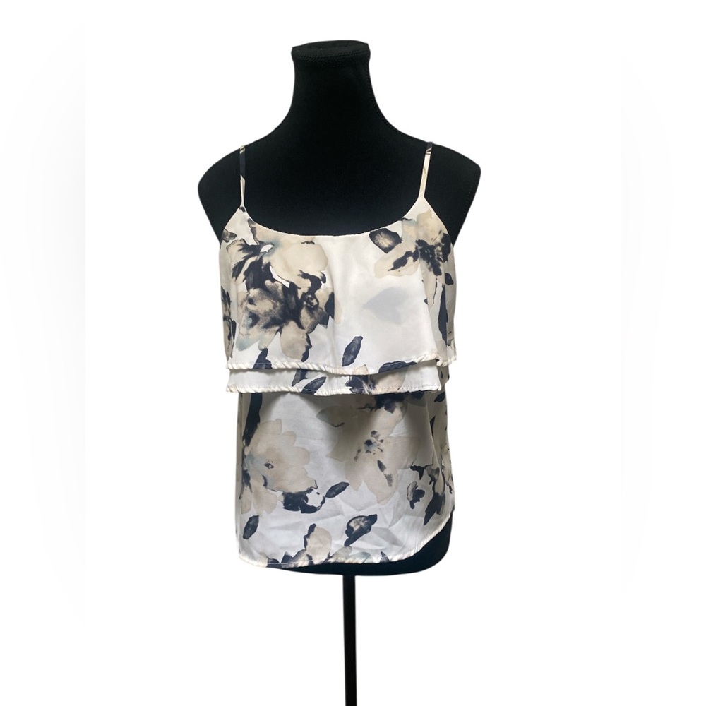 Daytrip Black and White Floral Camisole GUC S/M